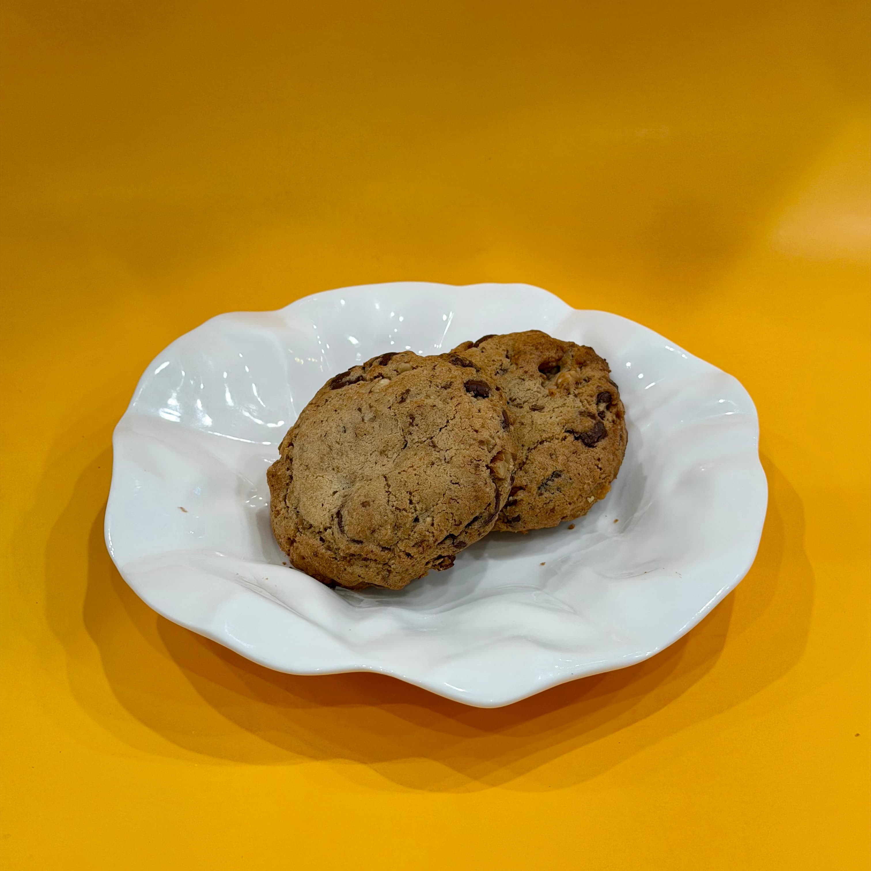 Cookies - Chocolate chip cookies with a crispy exterior and a soft, chewy center.